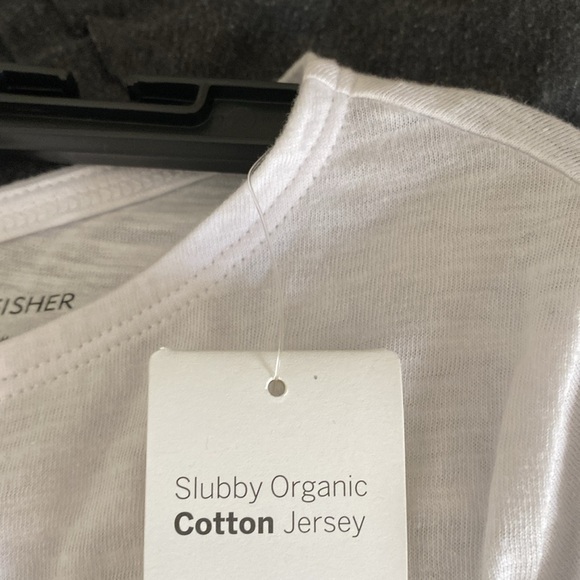 Eileen Fisher White T-Shirt Medium - Picture 7 of 7